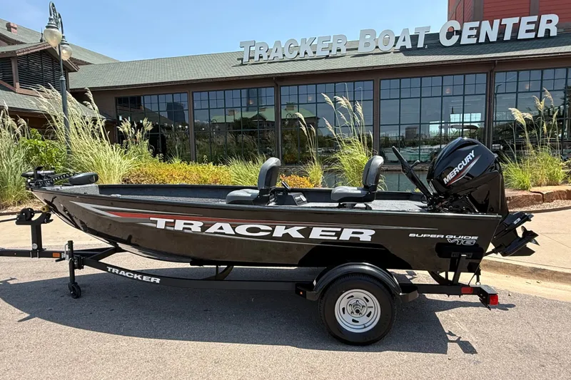The Image of 2026 Tracker Super Guide V-16 T boat displayed at Tracker Boat Center. - 0