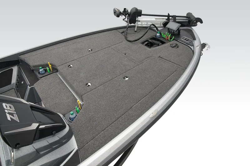 Slide: The Image of Open storage compartments on a 2026 Nitro Z18 Pro boat deck. - 12