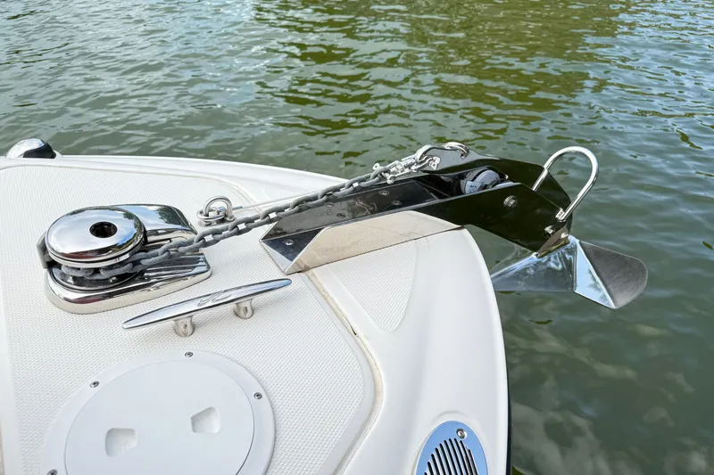 Slide: The Image of Bow of 2013 Sea Ray 250 SLX with anchor and winch system. - 4