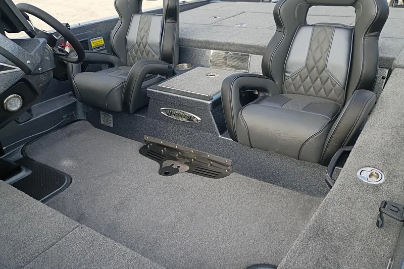 Slide: The Image of Interior of 2026 Phoenix 921 ELITEX boat with luxury seating and modern design. - 5