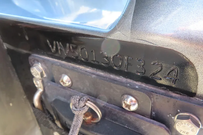 Slide: The Image of 2024 MTI 50v boat interior with modern seating and sleek design. - 40