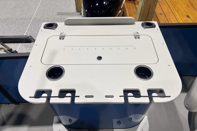 Slide: The Image of Fishing station on 2026 Sylvan Mirage Fish 820 Party Fish boat. - 14