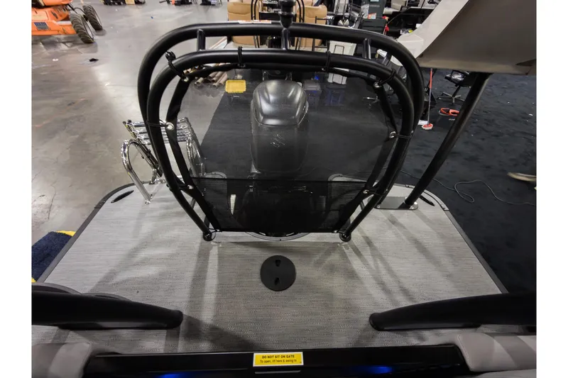 Slide: The Image of 2026 Godfrey Monaco 235 Sun Deck boat interior with seating and safety gate. - 20