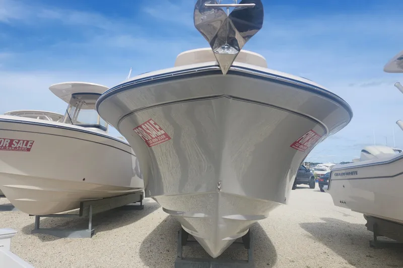 Slide: The Image of 2026 Grady-White Fisherman 236 boat for sale, displayed outdoors. - 3