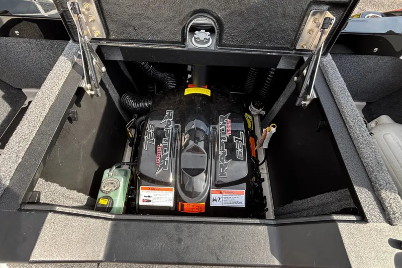 Slide: The Image of 2019 Supra SL 450 engine compartment with Raptor 6.2L motor. - 11