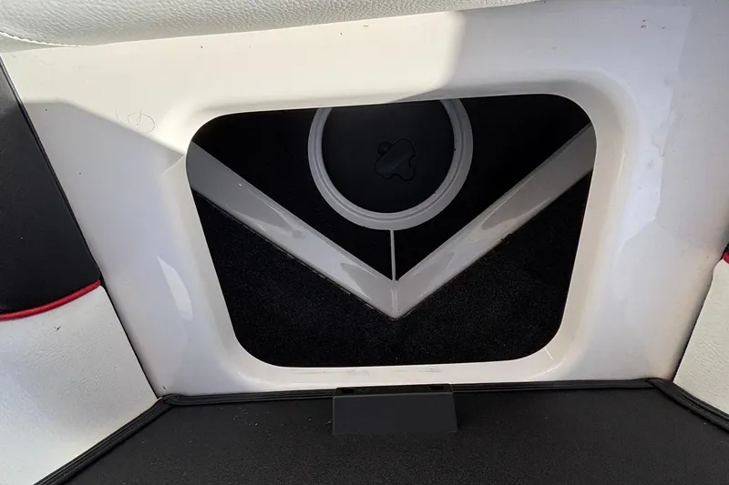 Slide: The Image of 2019 Supra SL 450 interior speaker detail with white and black design. - 41