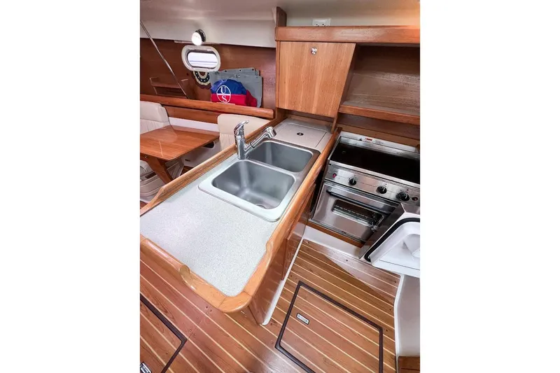 Slide: The Image of Galley sink and preparation areas - 12