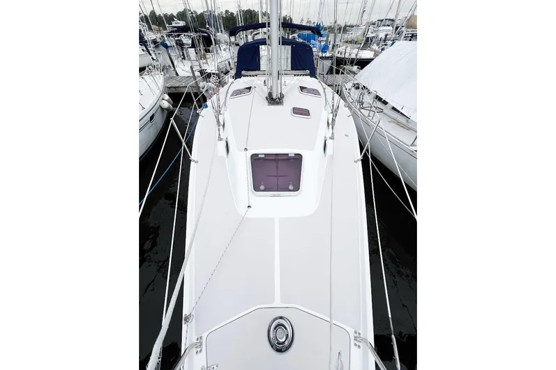 Slide: The Image of Bow area view of deck and rigging - 31