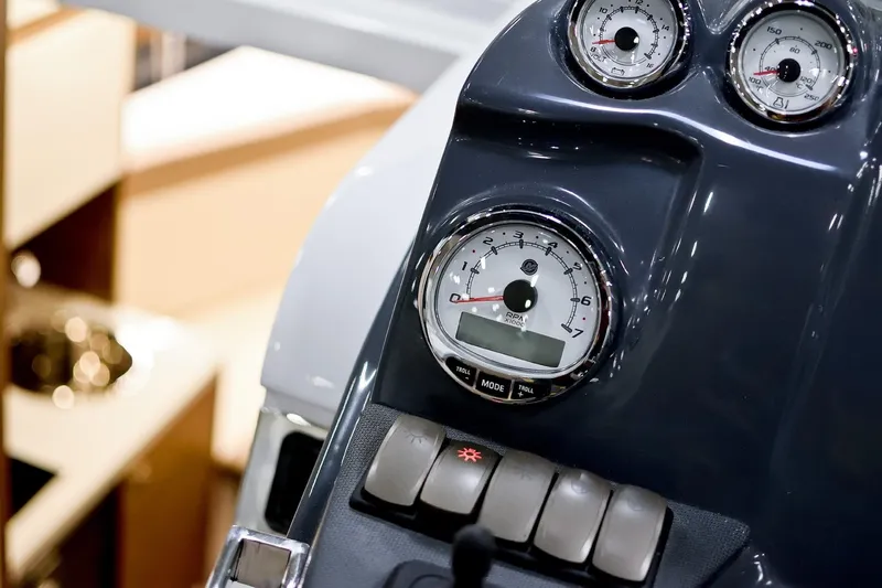 Slide: The Image of 2026 Cobrey Yachts 28 SC Model Helm Controls - 3