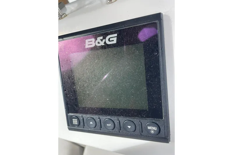 Slide: The Image of B&G navigation display on 2017 Beneteau Sense 50 yacht. - 51