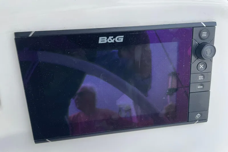 Slide: The Image of B&G navigation display on 2017 Beneteau Sense 50 yacht. - 59