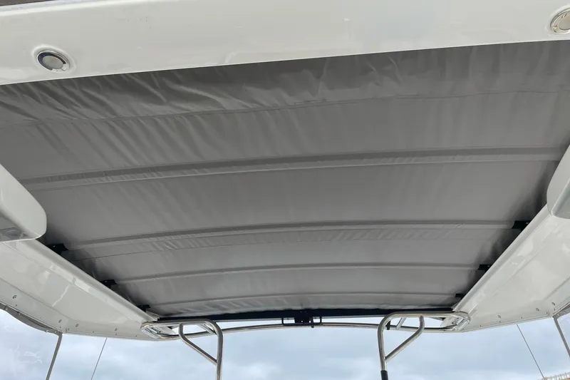 Slide: The Image of Beneteau Sense 50 (2017) yacht canopy, featuring sleek design and sturdy construction. - 72