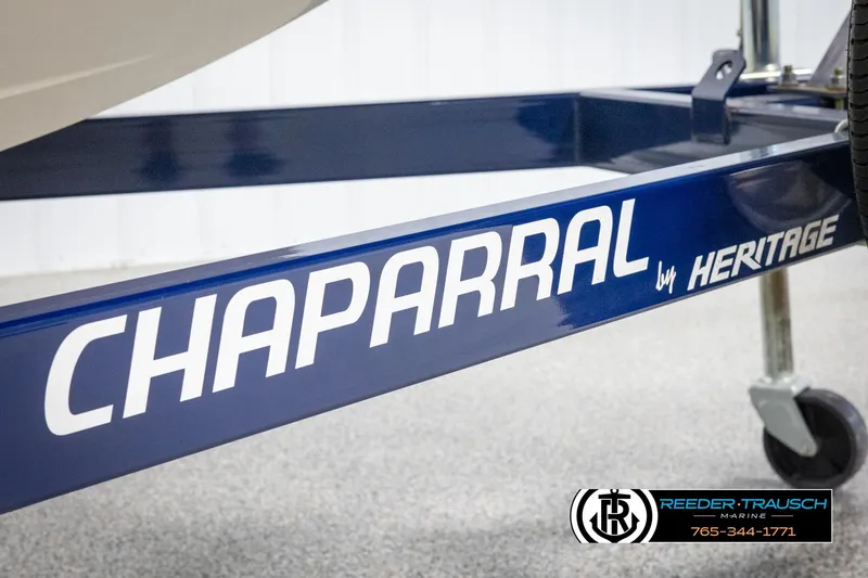 Slide: The Image of 2015 Chaparral 19 H2O Ski & Fish trailer by Heritage, Reeder-Trausch Marine branding. - 51