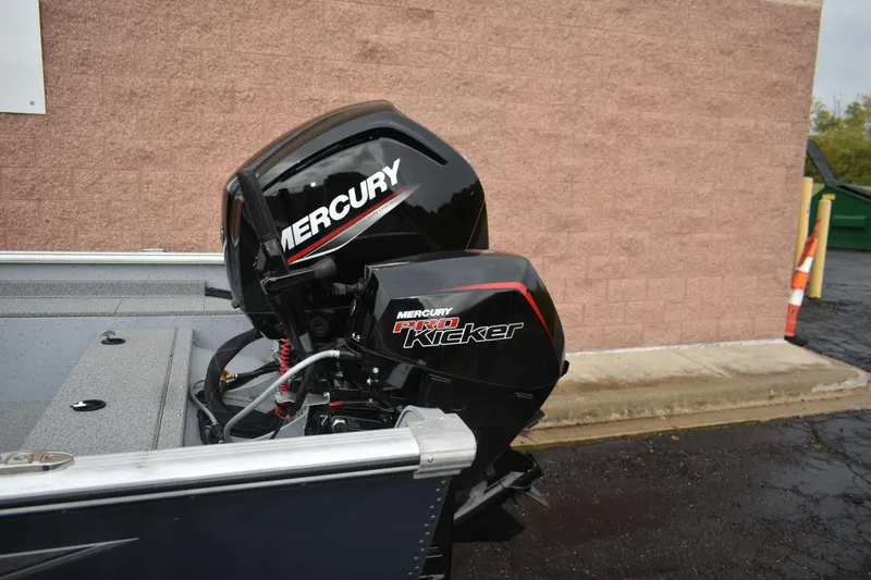 Slide: The Image of 2024 Lund 1875 Alaskan Sport with Mercury Pro Kicker outboard motor. - 3