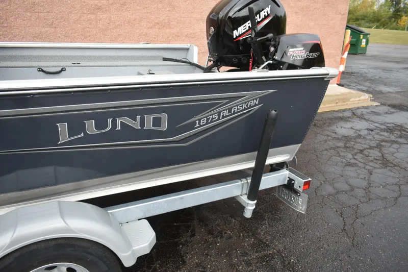 Slide: The Image of 2024 Lund 1875 Alaskan Sport boat with Mercury motor on trailer. - 4