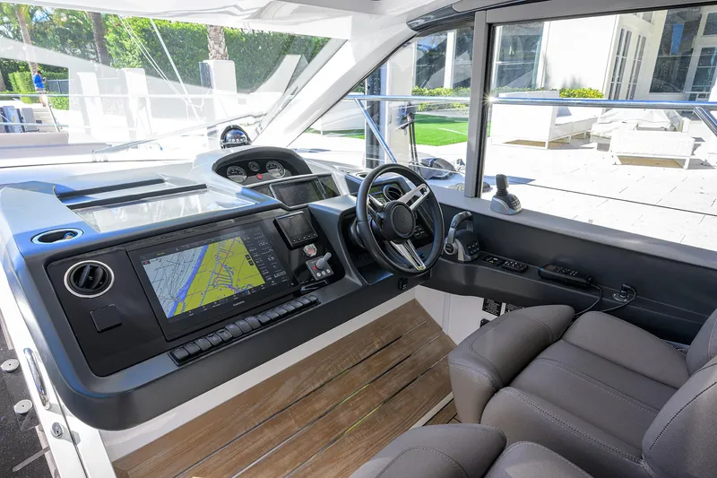Slide: The Image of Princess V50 TraSeas - Helm Deck Seating and Electronics - 22