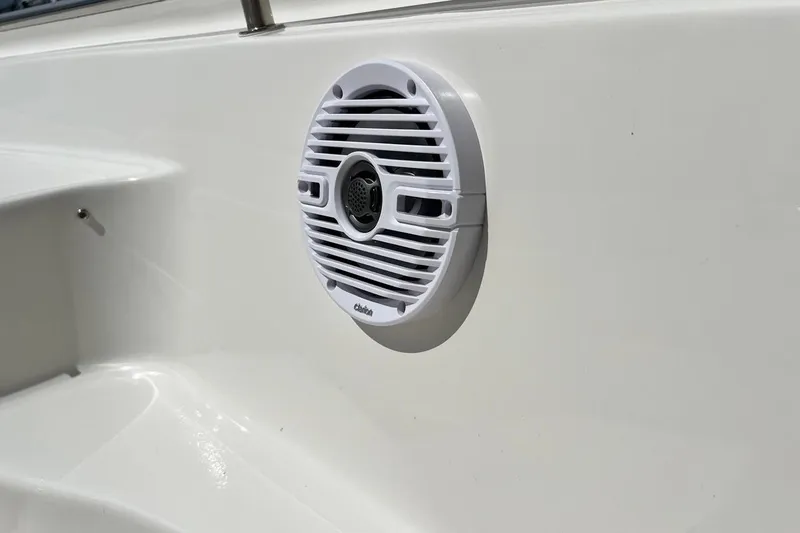 Slide: The Image of White speaker on 2026 Key West 189 FS boat interior. - 24