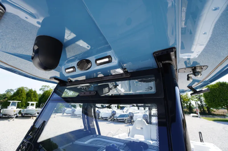 Slide: The Image of 2026 Tidewater 302 CC Adventure boat interior with modern features and sleek design. - 51