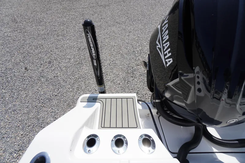 Slide: The Image of 2026 Tidewater 302 CC Adventure boat with Yamaha engine and Power-Pole anchor system. - 73