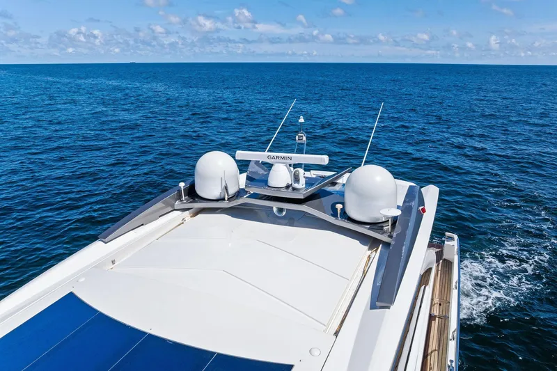 Slide: The Image of Luxury Absolute 64 yacht cruising on open sea, 2013 model. - 60