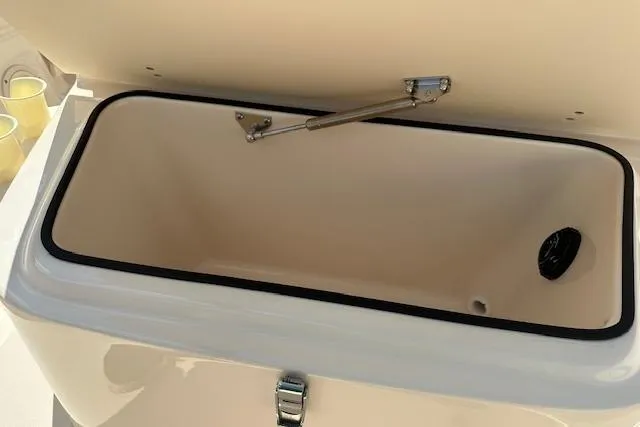 Slide: The Image of Open storage compartment on 2026 Grady-White Fisherman 180 boat. - 20