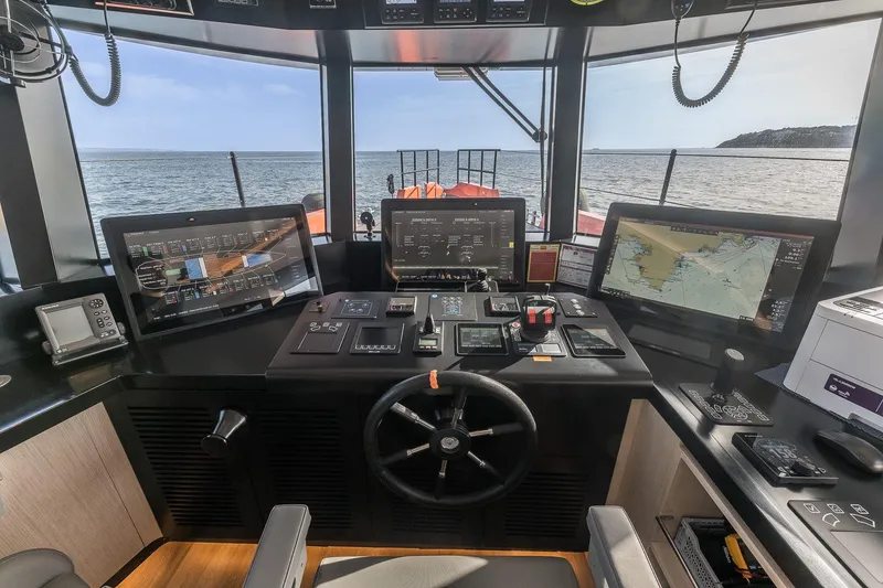 Slide: The Image of Control room of 2023 Naval Yachts XPM 78 with advanced navigation systems. - 11