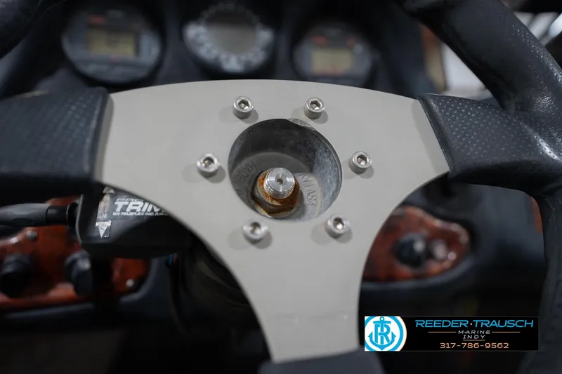 Slide: The Image of Dashboard of a 2003 Nitro 911 CDC boat with Yamaha display. - 29