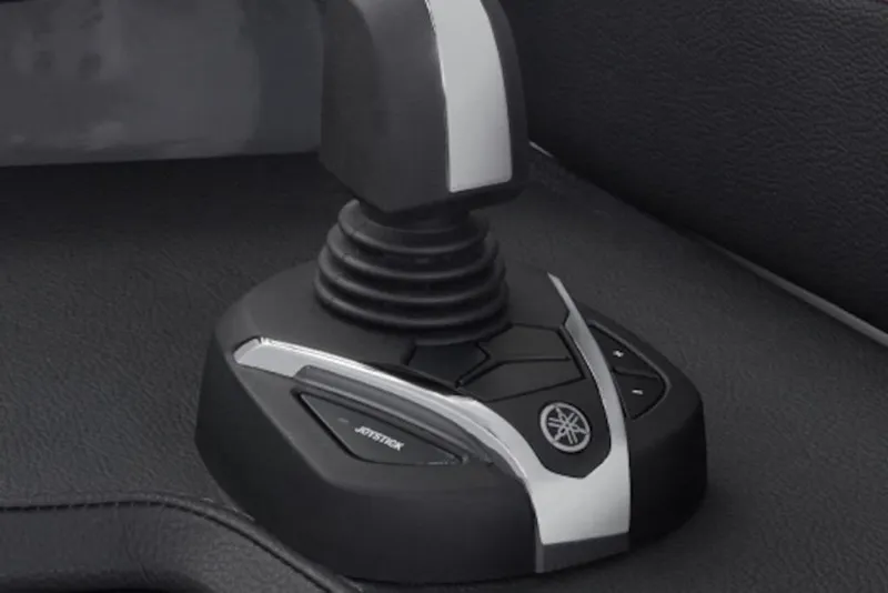 Slide: The Image of Joystick control of 2026 Yamaha Boats 295XD, featuring sleek design and advanced functionality. - 3