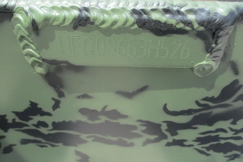 Slide: The Image of Hull identification number on 2026 Gator Tail 1860 Extreme CC boat. - 10