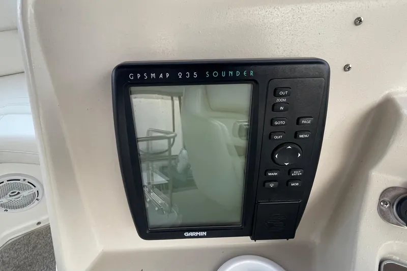 Slide: The Image of Garmin GPSMAP 235 Sounder on 1997 Cruisers Yachts 3650 Aft Cabin. - 10