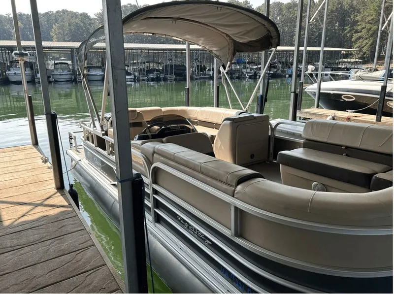 Slide: The Image of Sun Tracker Party Barge 2018 - 2