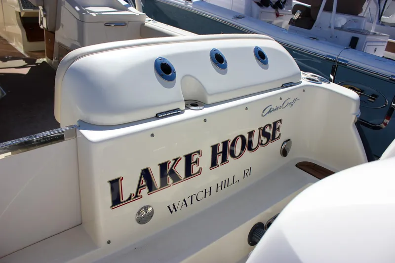 Slide: The Image of 2017 Chris-Craft Calypso 26 boat with "Lake House" name, Watch Hill, RI. - 7