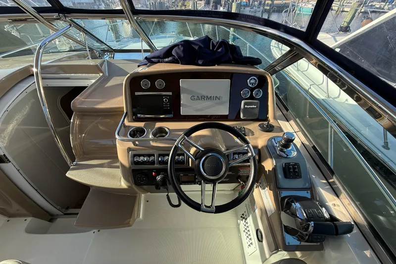 Slide: The Image of 2016 Formula 37 Performance Cruiser helm with Garmin navigation system. - 15
