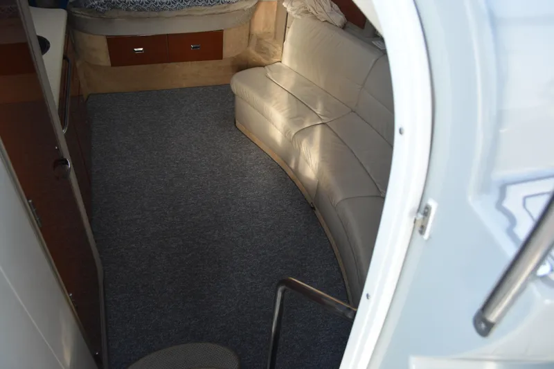 Slide: The Image of Interior of 2006 Formula 34 Performance Cruiser with beige seating and carpet. - 17