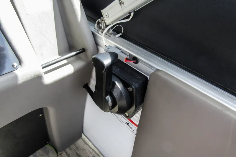 Slide: The Image of Armada v17 2025 interior detail showing control lever and panel design. - 22