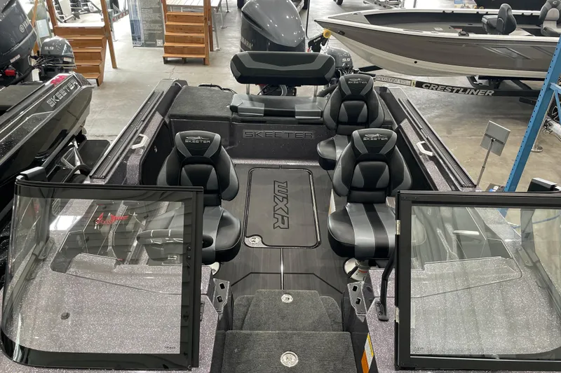 Slide: The Image of 2026 Skeeter WXR2060 boat interior with sleek seating and modern design. - 20