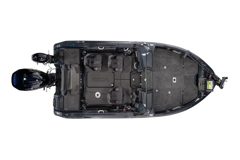 Slide: The Image of Manufacturer Provided Image: Top view of 2026 Skeeter WXR2060 F fishing boat, showcasing seating and deck layout. - 22