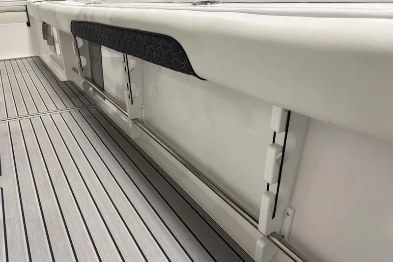 Slide: The Image of 2025 Tidewater 3100 Carolina Bay interior with sleek, modern deck design. - 26
