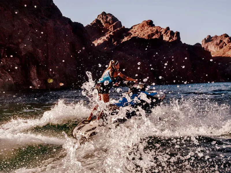 Slide: The Image of Sea-Doo Spark Trixx for 1 iBR and audio in option 2025 - 12