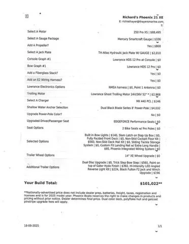 Slide: The Image of Phoenix Bass Boats 21 XE 2026 - 36