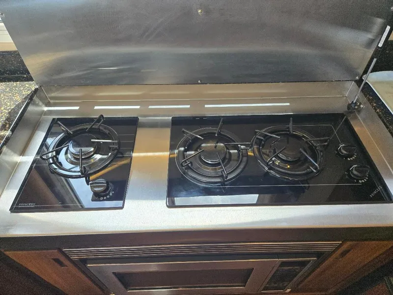 Slide: The Image of Stainless steel double sink in 2010 American Tug 49 Limited yacht kitchen. - 23