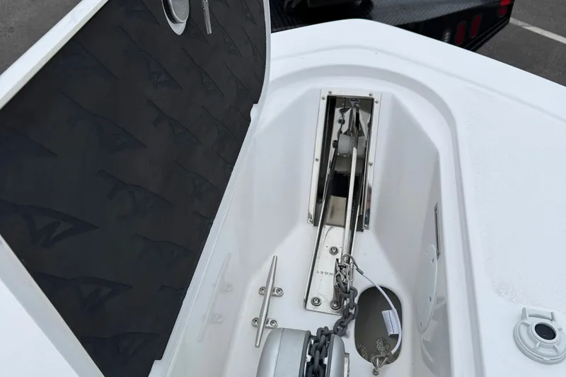 Slide: The Image of Speakers on a 2026 Tidewater 282 CC Adventure boat, featuring JL Audio components. - 25