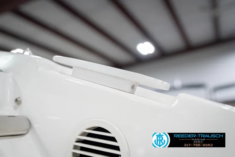 Slide: The Image of Nordic Heat 28 boat detail, 2001 model, featuring a white exterior and vent. - 58