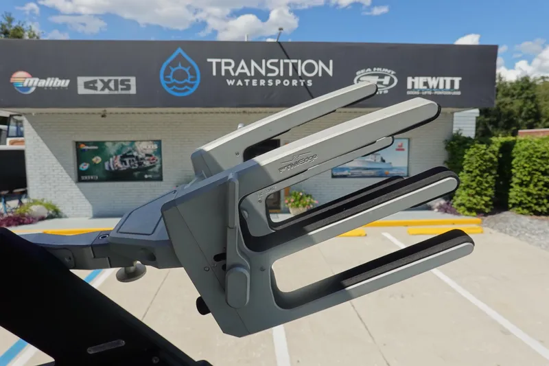 Slide: The Image of 2019 Malibu Wakesetter 23 LSV boat rack at Transition Watersports dealership. - 39