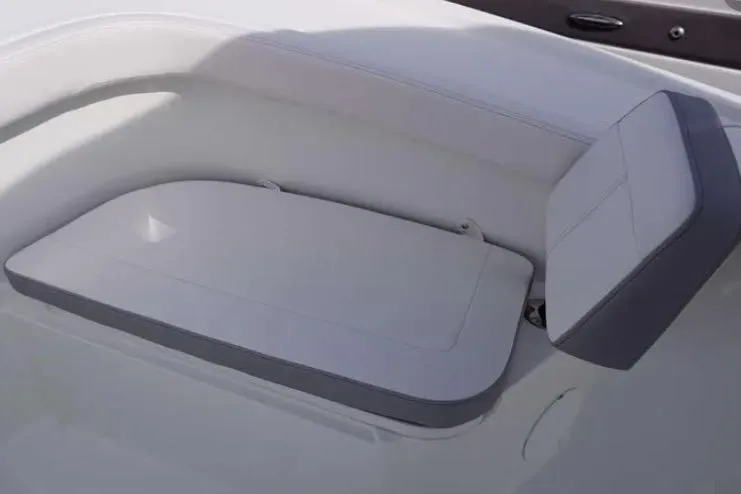 Slide: The Image of 2024 Parker 2200 Center Console boat seat with cushioned backrest. - 4