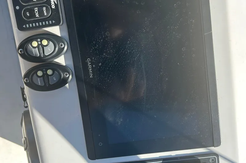 Slide: The Image of Control panel of 2020 Dargel Kat 250 HDX with Garmin display and switches. - 33