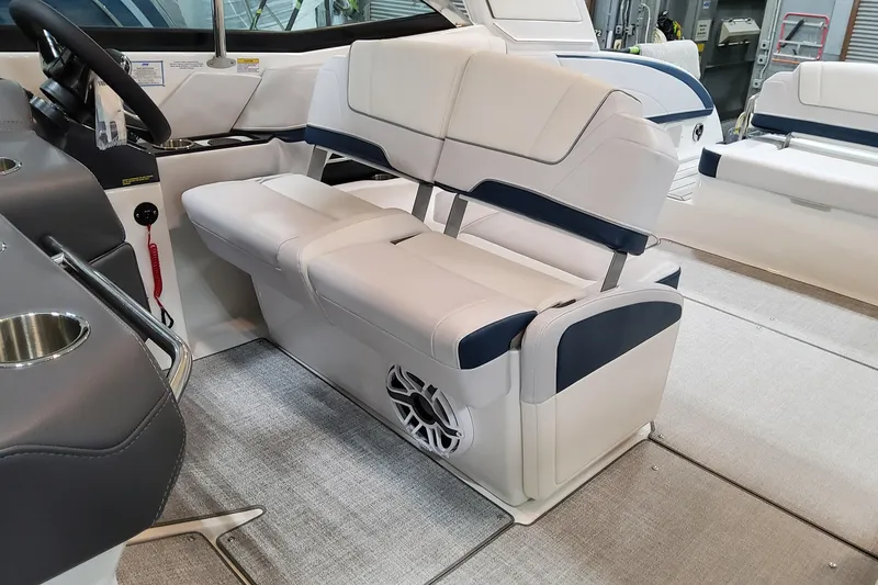 Slide: The Image of 2026 Formula 330 Crossover Bowrider OB interior with luxurious seating and modern design. - 31