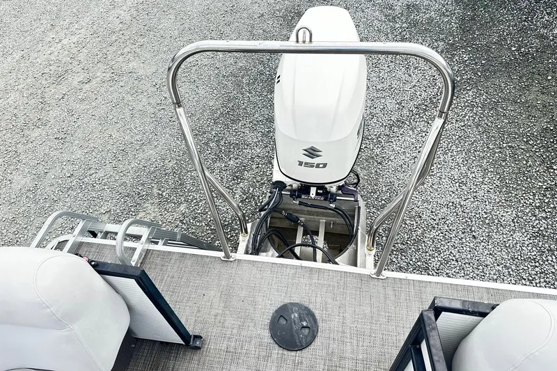 Slide: The Image of 2017 Godfrey Sweetwater 2286 Tri Toon with Suzuki 150 outboard motor. - 13