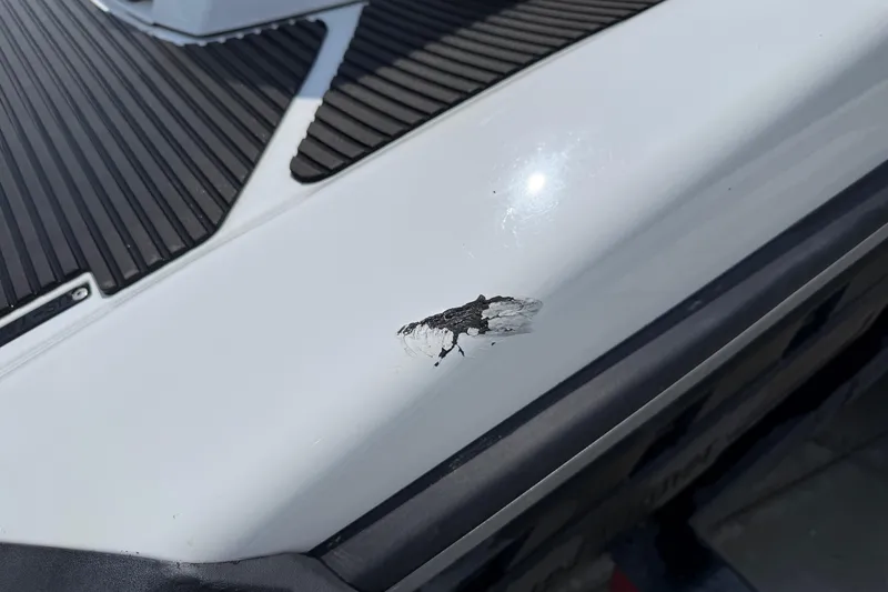 Slide: The Image of 2014 Yamaha WaveRunner FX SHO with visible hull damage. - 6