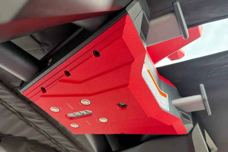 Slide: The Image of Red component of 2026 Supra SE 550, featuring detailed design and mounting hardware. - 27